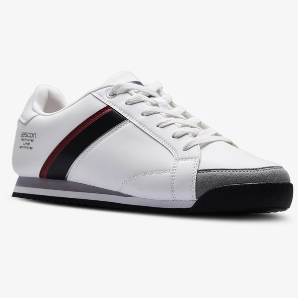 Lescon Bozon Beyaz Erkek Sneaker Spor Ayakkabı - 5