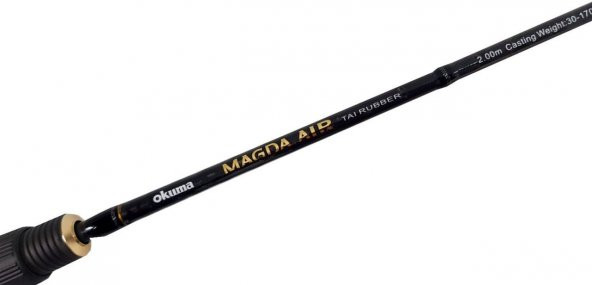 Okuma Magda Air 2,00 mt  30-170 gr 2 Parça Taırubber Kamışı - 2