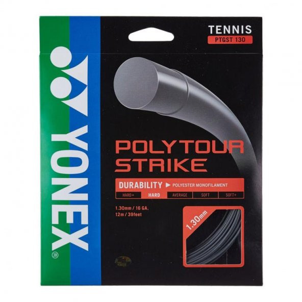 YONEX POLY TOUR STRIKE 1.25 (12m) TENİS KORDAJI Füme