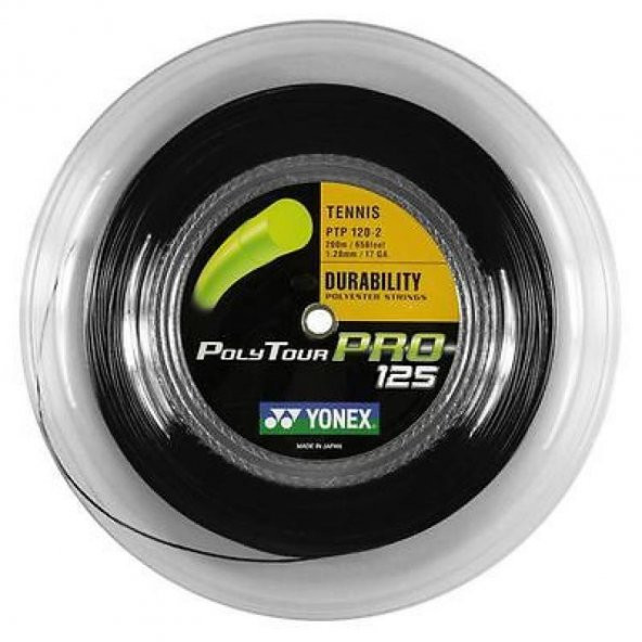 YONEX POLY TOUR PRO 125-2 (200 m) TENİS KORDAJ - GRAFİT