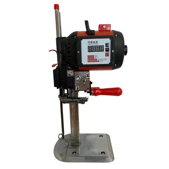 Moonstar Dik Kumaş Kesim Motoru 1600W Kırmızı-Siyah Kafa (Hız Aya - Resim 2