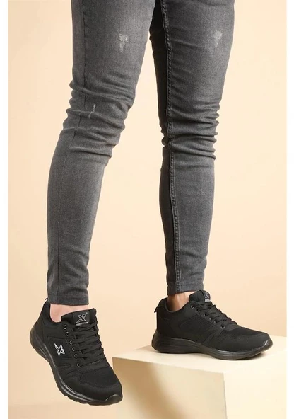 Xstep 020 Siyah Yazlık Günlük Rahat Unisex Spor Ayakkabı