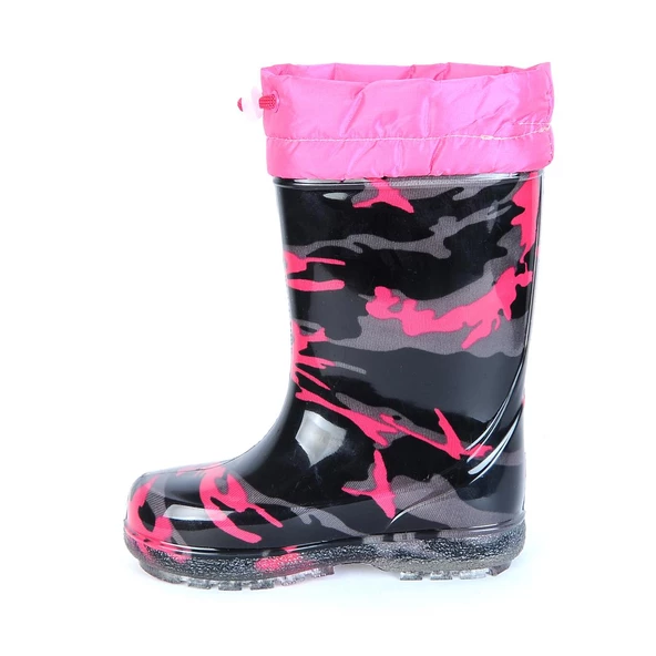 Serabian Pf-580 Syh-Fuşya Kürklü Kız Çocuk Çizme Bot Ayakkabı - 2