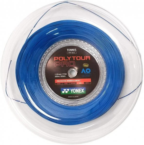 YONEX POLY TOUR PRO 125-2 (200m) TENİS KORDAJI - MAVİ - 1