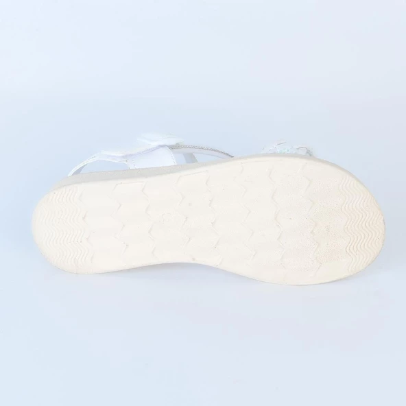 Poliva 4560 Düz Simli Kız Çocuk Sandalet - 6