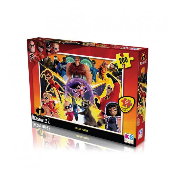 Ks Games 200 Parça Incredibles  Puzzle