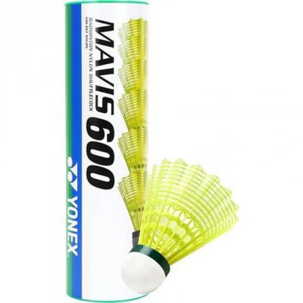 YONEX MAVİS 600 SARI 6'LI BADMİNTON TOPU