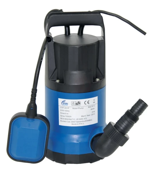 Rainpump Csp 401P Temiz Su Drenaj Dalgıç Pompa Max Yükseklik 8 M