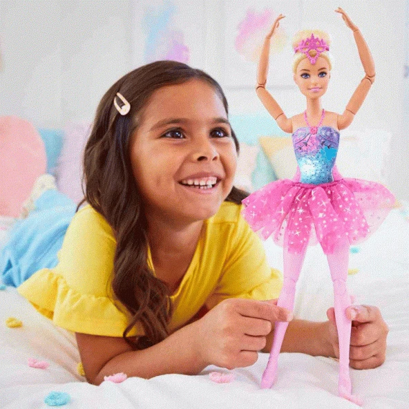 Hlc25 Barbie Işıltılı Balerin Bebek - Resim 5
