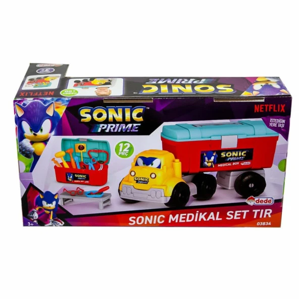 03834 Sonıc Medikal Set Tır - Fen Toys - 4