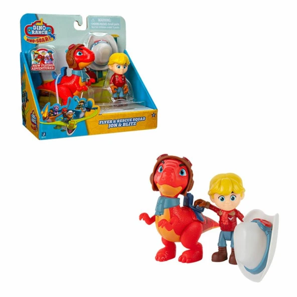 DNA00401 Dino Ranch 2li Figür Paketi - DNR0003 - 5