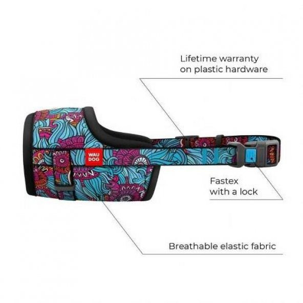 Waudog Collar Summer Model Köpek Ağızlığı 14-20 Cm No:1 - 3