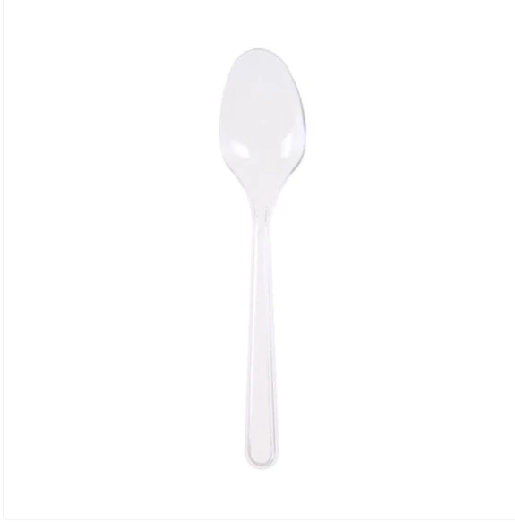 Plastik Sup Kaşık Şeffaf ( 6000 Adet )