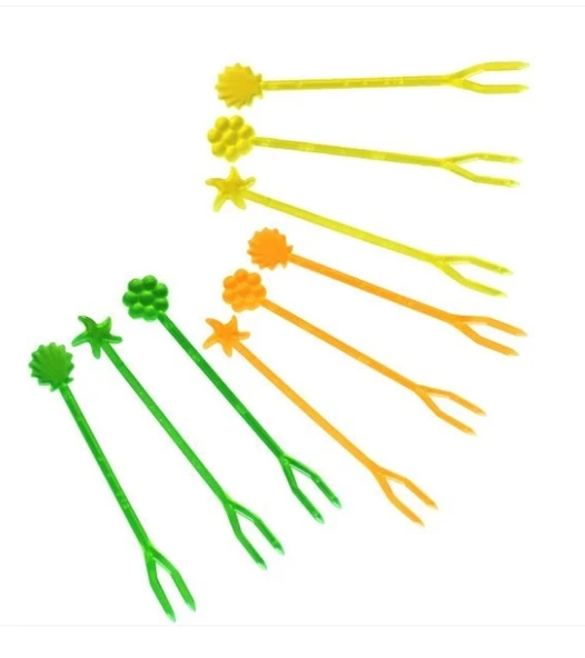 Cips Çatalı Renkli ( 1000'li x 15 Paket )