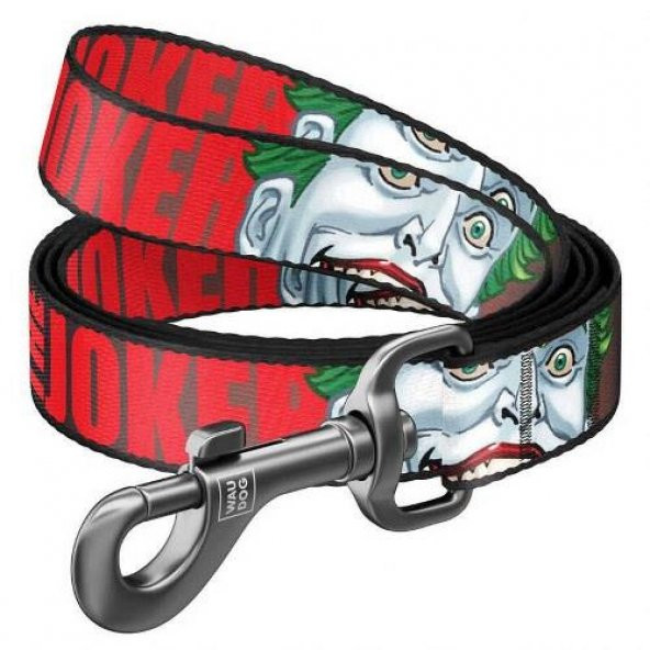 Waudog Collar Köpek Gezdirme Tasması Joker Desenli 10 mm 122 cm