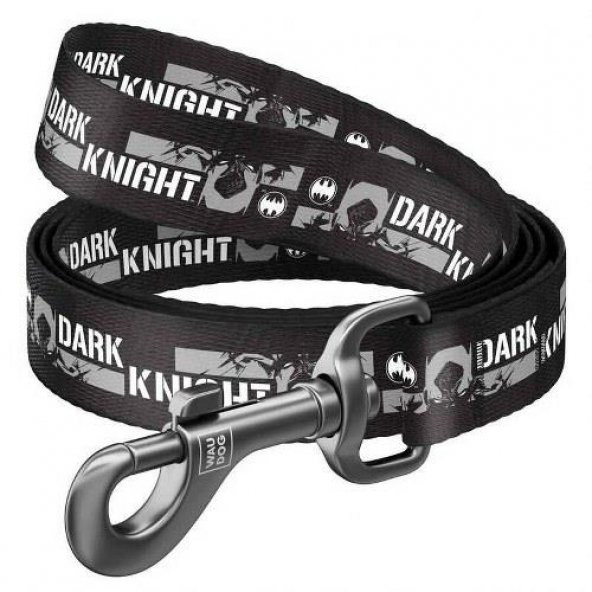 Waudog Collar Köpek Gezdirme Tasması Dark Knight Desenli 25mm 122 cm