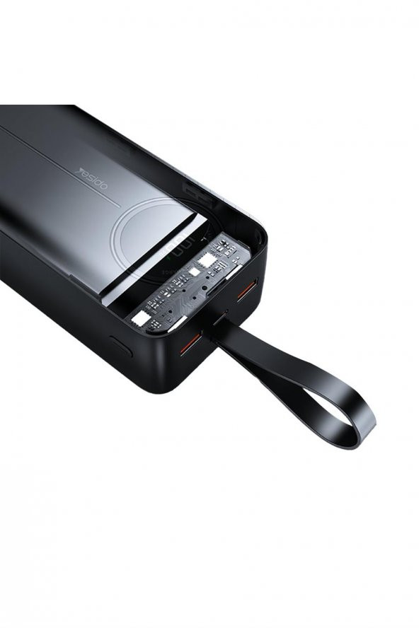 Peeq Yesido YP44 50.000 mAh Dijital Göstergeli USB3.0 PD 22.5W Hızlı Şarj Powerbank