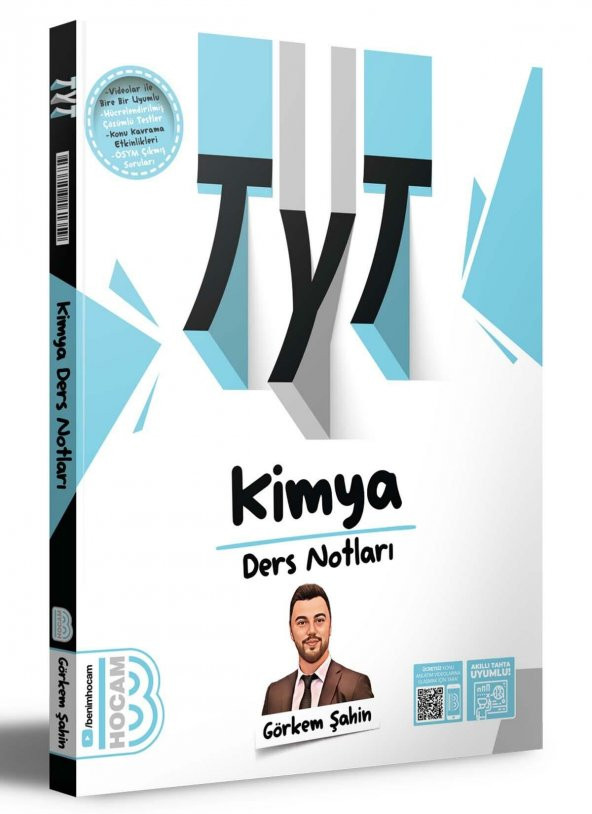 Benim Hocam YKS TYT Kimya Ders Notları - Görkem Şahin Benim Hocam Yayınları - 2