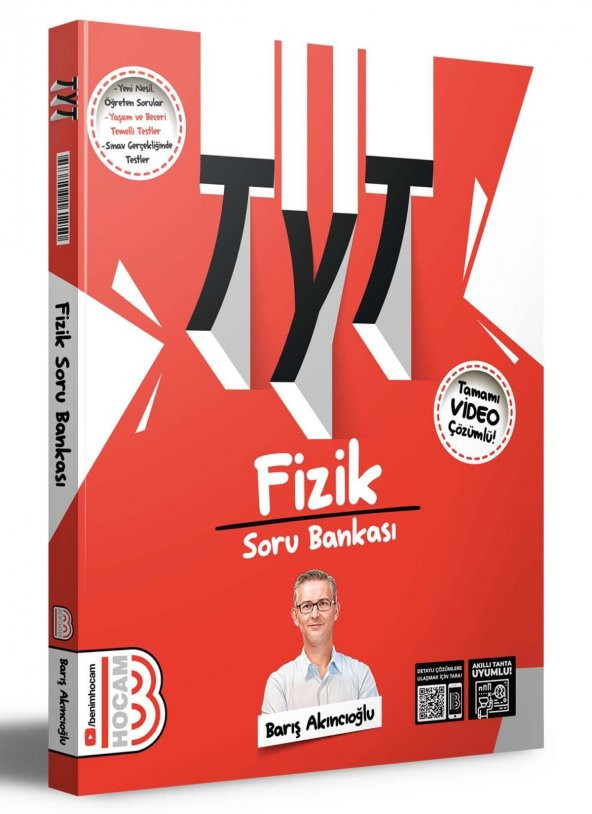 Benim Hocam YKS TYT Fizik Soru Bankası Video Çözümlü - Barış Akıncıoğlu Benim Hocam Yayınları - 2