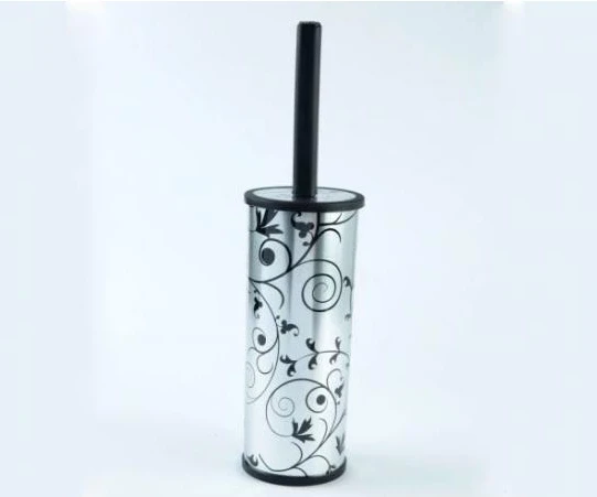 Metalik Klozet Fırça Takımı Yuvarlak ( 1 Adet )