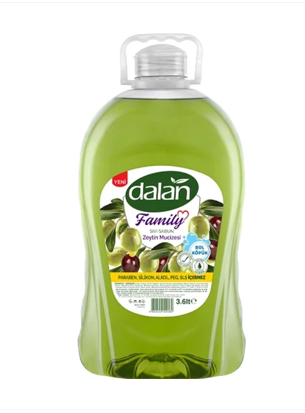 Dalan Famıly Sıvı El Sabunu 3,6 lt (1 Adet)