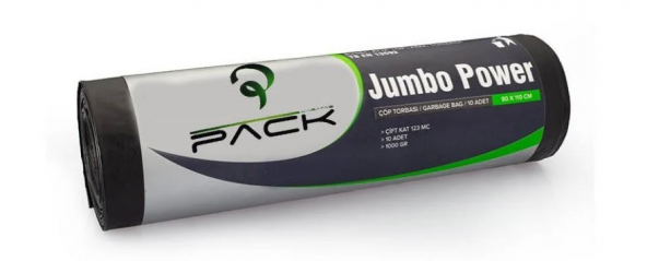 Jumbo Çöp Torbası 1000gr. Boy 80*110 Çöp Torbası