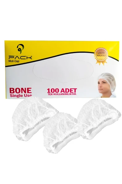 Kutulu BONE Tek Kullanımlık Lastik Halkalı 100 Adet