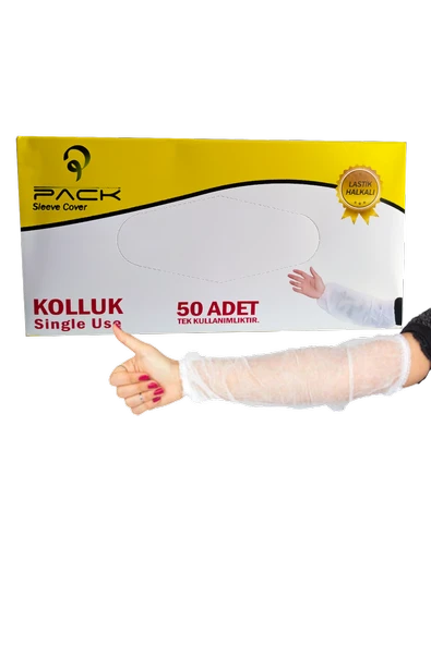 Kutulu KOLLUK Tek Kullanımlık Lastikli 50 Adet