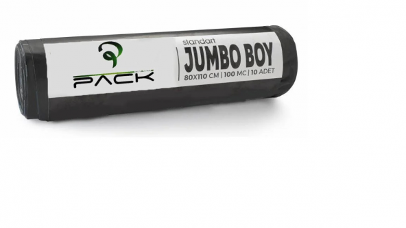 Endüstriye Jumbo Boy 400gr. Çöp Torbası 80x 110