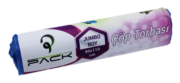 Standart Jumbo Boy Çöp Torbası 80 x 110 10 adet