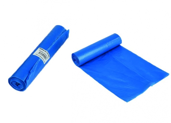 Endüstriyel Çöp Poşeti Jumbo Boy Mavi 400G 20 Rulo