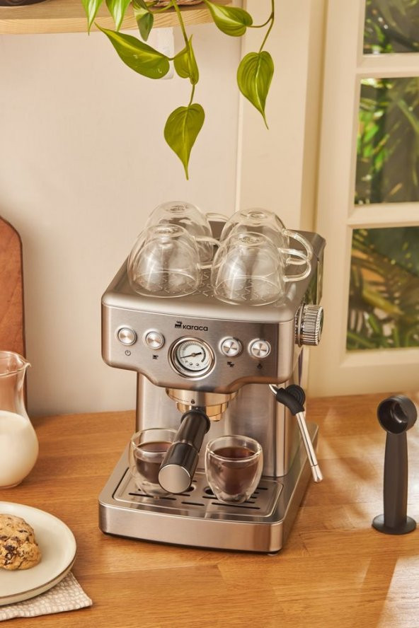 Coffee Art 1353 Süt Köpürtücülü 20 Bar Basınçlı Espresso, Latte Cappuccino Americano Makinesi - 2