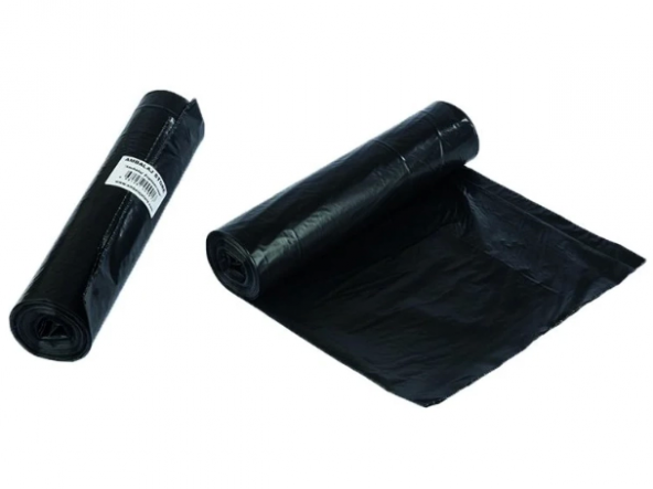 Endüstriyel Çöp Poşeti Jumbo Boy Siyah 500G 20 Rulo