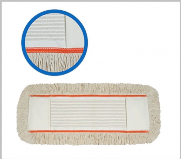 Nemli Mop Bezi Zincir Dikiş 50 cm ( 1 Adet )