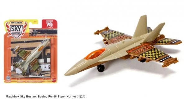 Mattel Matchbox Sky Busters Boeing Fa-18 Super Hornet - HLJ24 - Resim 2