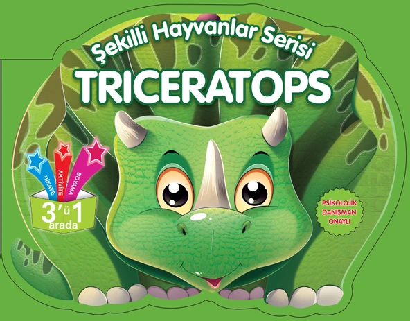 Şekilli Hayvanlar Serisi - Triceratops ürün görseli