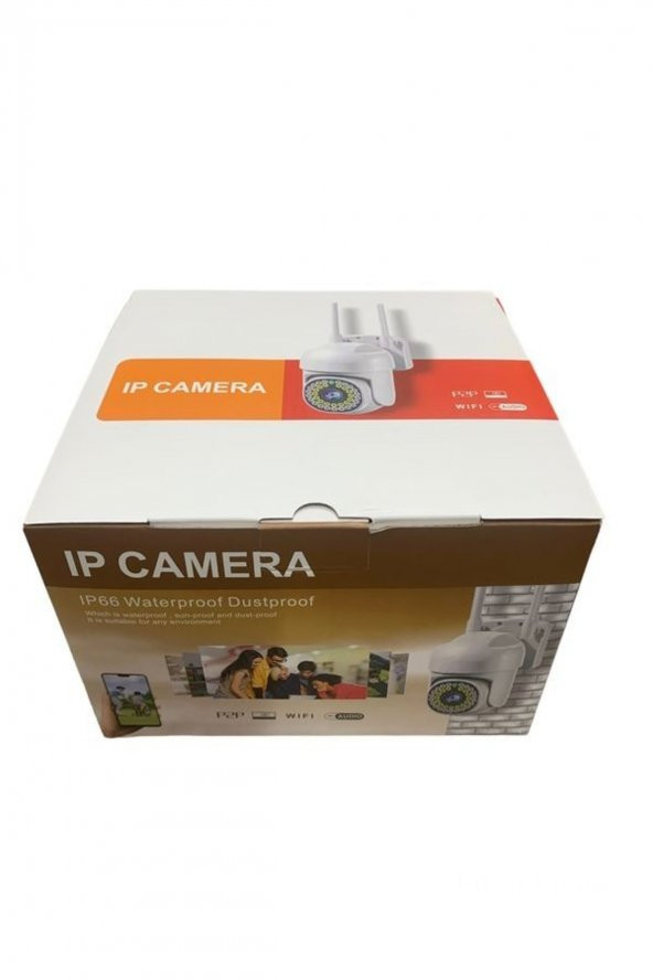 Dış Mekan 1080p Full Hd Wifi Kamera Su Geçirmez Hareket Sensörlü Ir Gece Görüşlü Ip Kamera - 4