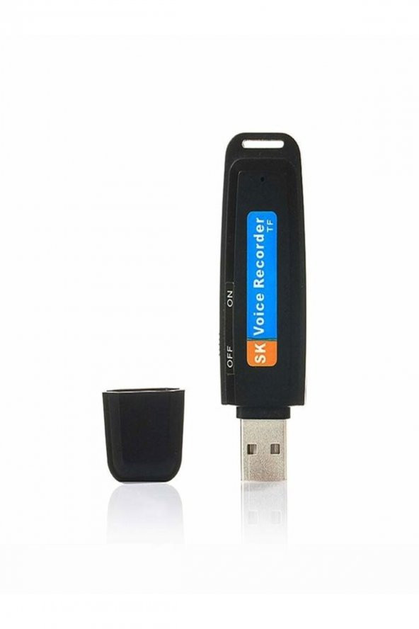 16 GB Dahili Hafızalı USB Flash Bellek Şeklinde Ses Kayıt Cihazı