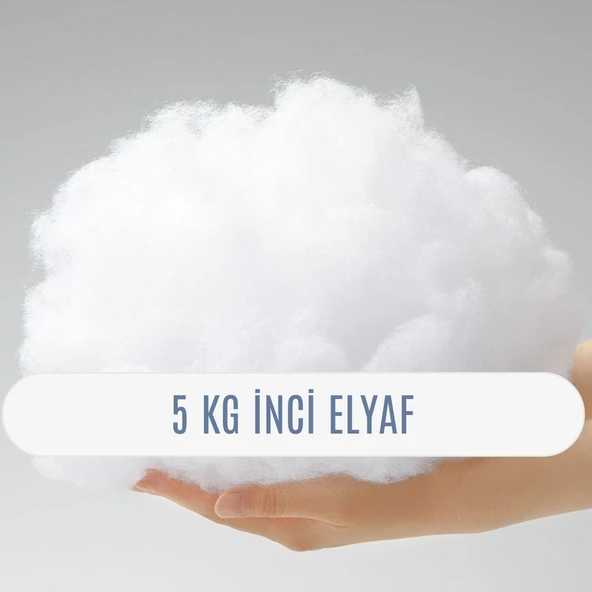 Elyaf Sepeti 5 Kg Silikon İnci Elyaf (Ledli Bulut Tavan Yapımına Uygundur)