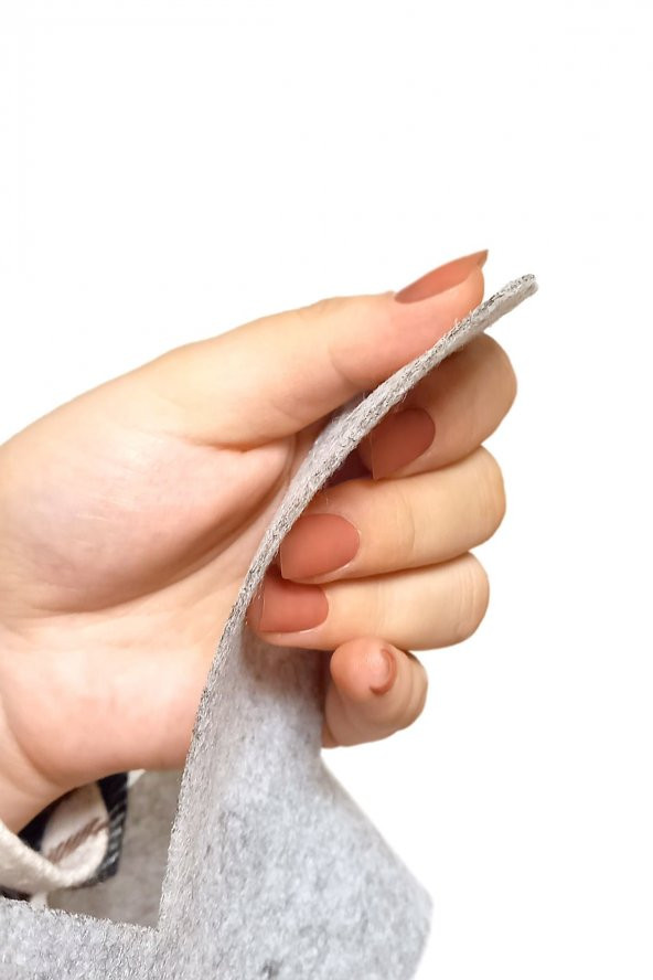 Gri Keçe Amerikan Servisi, Desen Kesim Supla 12li Servis Takımı -0481 - 3