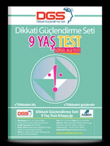 Dikkati Güçlendirme Seti 9 Yaş Test ürün görseli