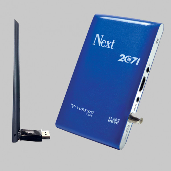Next 2071 HD Uydu Alıcı + Next Ye 7601 Wifi Aparat - 3