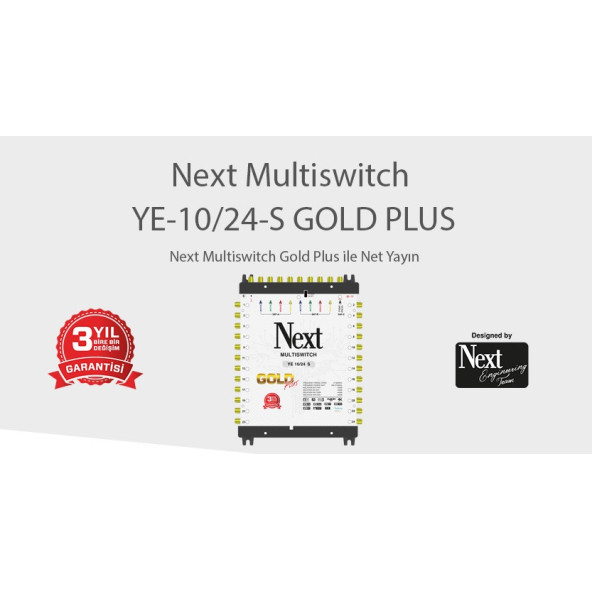 Next 10/16 Kaskatlı Gold Plus Multiswitch Uydu Santrali - 2
