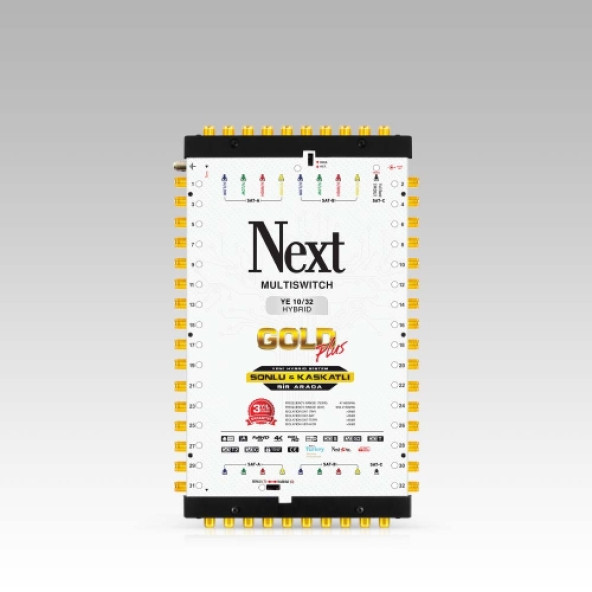 Next 10/32 Sonlu Gold Plus Multiswitch Uydu Santrali ürün görseli 1