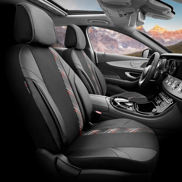 Otom Horizon Series Universal Oto Koltuk Kılıfı Kırmızı