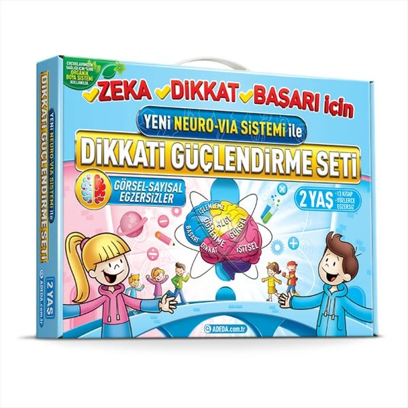 Dikkati Güçlendirme Seti - Anasınıfı –2 Yaş Neuro-Via ürün görseli