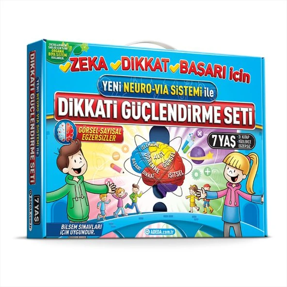 Dikkati Güçlendirme Seti  1. Sınıf – 7 yaş Neuro-Via ürün görseli