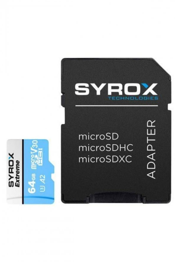 Syrox 64 Gb Hafıza Kartı Sdxc