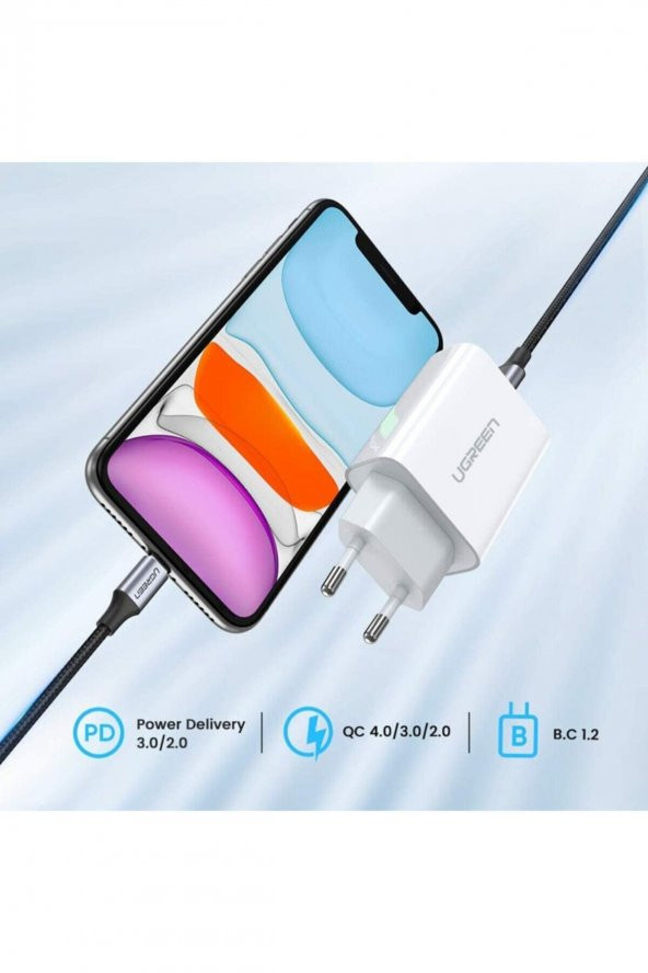 Ugreen 20w Type-c Pd Qc 3.0 Hızlı Şarj Cihazı - 4