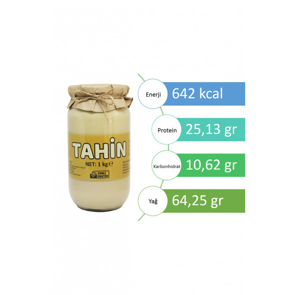 LAÇOKO 2 KG Şekersiz, Katkısız, Vegan, Doğal Tahin - 6